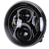 7 inch Round LED Motorcycle Headlight Modified Spotlight for Honda, For Honda, For Honda Silver